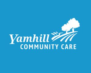 Yamhill Community Care white logo